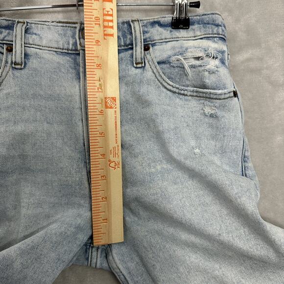 Abercrombie & Fitch Jeans Womens The Mom High Rise Distressed Stretch 27x25.5 - Picture 6 of 14